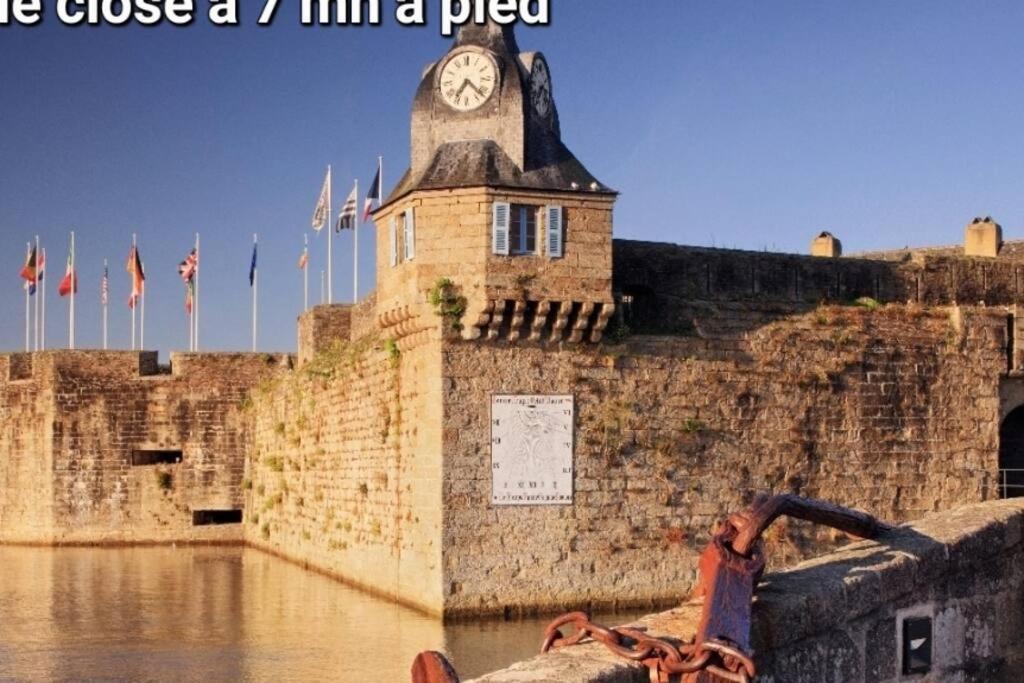 Le Perchoir, Belle Vue Mer Apartment กงการ์โน ภายนอก รูปภาพ